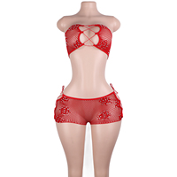 Tenue de strip-teaseuse, performance de pole dance, lingerie sexy, club, résille, strass, festival, body en maille, tenue de danse exotique