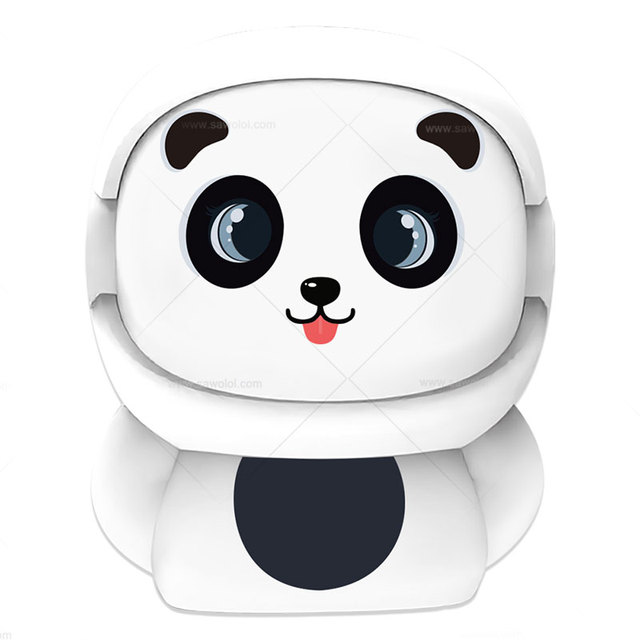 Sawolol Brand New 2025 Products Portable LED Speaker Mini Speakers Robot Speaker Design Face-changing Animal