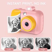 Appareil photo numérique facile à utiliser pour enfants, zoom 16x, capteur CMOS, anti-vibration, appareil photo compact portable pour enfants
