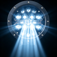 Nouvelle lampe de travail LED DRL 7,1 pouces 70W avec lentille 4D, étanche IP68, 12-48V, pour conduite auxiliaire, tout-terrain, voiture, camion, chariot élévateur, machinerie, 3400lm