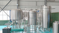 Machine de brassage industrielle complète pour brasserie, capacité 1000 litres à 2000 litres, équipement de fabrication de bière