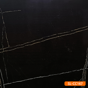 <span class=keywords><strong>Calacatta</strong></span> Dull Polish Surface lastra di pietra di quarzo artificiale colore nero venature bianche controsoffitto al quarzo Vanity Top e Top da <span class=keywords><strong>cucina</strong></span> - Product Image 2