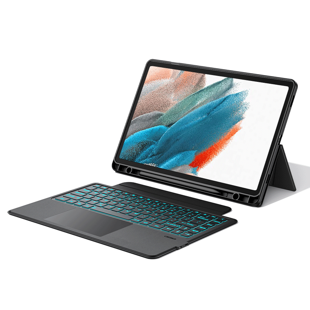 Detachable Wireless Keyboard for Samsung Galaxy Tab A8 10.5" with Touchpad and Pen Slot