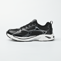 Chaussures de course rétro pour hommes à plateforme épaisse - Respirantes, en maille, rehaussantes, souples et sportives