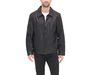 Veste en cuir personnalisée de haute qualité pour hommes, élégante, durable, en cuir véritable, vêtements d'extérieur, veste de mode streetwear OEM pour hommes - Product Image 1