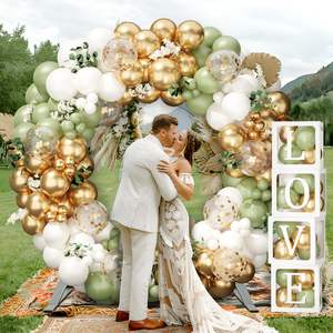 Décorations de douche de bébé pour garçon fille Kit d'arche de ballon vert sauge pour <span class=keywords><strong>anniversaire</strong></span> <span class=keywords><strong>Jungle</strong></span> Safari Dinosaure Party Supplies - Product Image 4