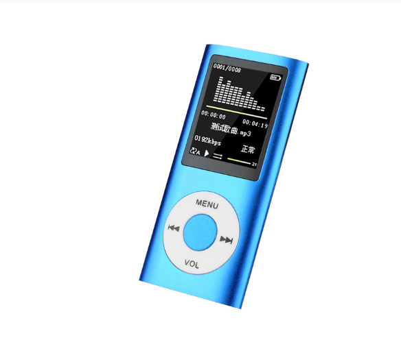 MP3 Player Mini Sport Music Player With 16GB TF Card, 1.8 Inch Screen, FM Radio, E-book