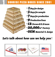 SP4035 Moderna y Económica Línea de Producción de Cajas de Pizza Corrugadas con Logotipo Personalizado al por Mayor