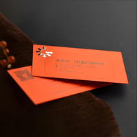 Tarjetas de Visita de Aluminio con Acabado Espejo Dorado, Diseño de Lujo Premium, Código QR Grabado, Chapado en Oro Personalizado, Color Personalizado