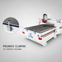 Routeur CNC 3 axes haute précision KAISE ATC1325D avec commande Syntec, moteur de broche 7,4 kW, répétabilité de 0,02 mm, déplacement de 1300x2500 mm