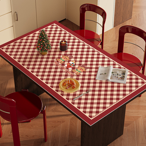 Waterproof Christmas Tablecloth for Indoor Outdoor <b>Dining</b> <b>Table</b> Holiday Event Party Decoration - Product Image 6