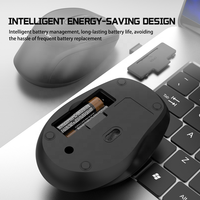 Souris de bureau sans fil VONN OEM V200 2,4 GHz, plug-and-play, 4D, 1600 DPI, ergonomique, optique, pour ordinateur portable et ordinateur de bureau