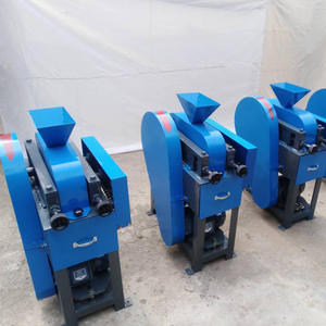 Elettrico a doppio rullo frantoio per il carbone scorie piccolo laboratorio di macinazione macchina per il minerale di sabbia che fa la macchina fonte di energia elettrica - Product Image 2