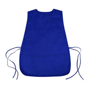 Tablier sans manches en polyester, logo personnalisé disponible, plusieurs options de couleurs, poches avant, tabliers de travail pour la cuisine - Product Image 5
