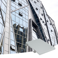 Panneau mural extérieur en aluminium alvéolaire ignifuge PVDF pour façade continue commerciale