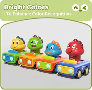 ของเล่นรถวัวพลาสติกน่ารักแบบกดแล้วไป ของเล่นเด็ก - Product Image 2