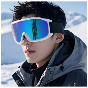 Gafas de Esquí con Lentes Tóricas de Visión Amplia para Adultos, Resistentes al Viento y a la Arena, Ligeras, Antideslizantes, Ecológicas, Reducen la Niebla, Ajustables - Product Image 3