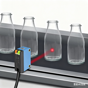 GQL-CCDNO jimou (NPN)/GQL-CCDPO (PnP) DC12-24V đường dài 30-3000mm cảm biến quang phản xạ khuếch tán có thể điều chỉnh - Product Image 1