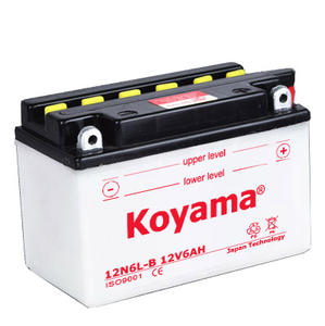 최고의 오토바이 배터리 YB6L-B/12N6-3B 12V6AH 드라이 충전 오토바이 배터리 - Product Image 2