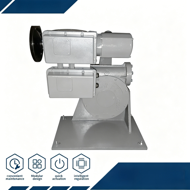 YMB+RS2500 Quarter Turn Electric Actuator On-off Manual Operation High Torque Output for Chemical & Petrochemical Plants