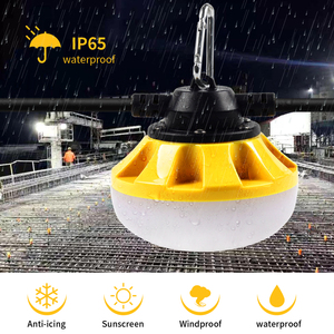 Aansluitbare Ip65 Waterdichte Eu Plug Werk Lichtslingers 220V Festoon Verlichting Voor Bouwplaats, Jobsite Verlichtingsketting