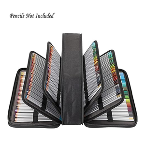 360 fentes Double fermetures à glissière stylo sac à crayons porte-stylos haute capacité pour crayons de couleur <span class=keywords><strong>Crayola</strong></span> - Product Image 4