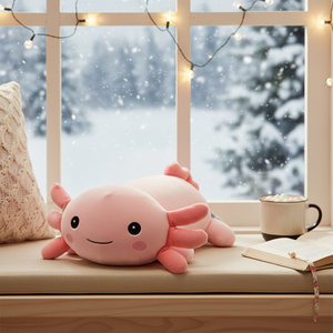 Peluche Moderno di Axolotl Rosa da 13 Pollici con Stampa Digitale, Decorazione Multiuso NYFY-1271 MOQ 5/10 - Product Image 3