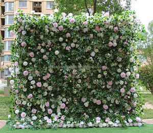 <strong>Enchanting</strong> Baby's Breath Flower Wall Lush White Gypsophila Backdrop for Wedding Decor - Product Image 3