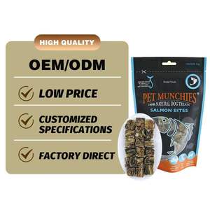 Toptan Köpek Küçük Atıştırmalık Organik Somon Lezzetli Kurutulmuş Yüksek Proteinli Evcil Hayvan Maması Takviyesi - Product Image 4