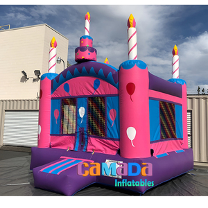 Maison rebondissante extérieure Maison gonflable commerciale Château gonflable d'<span class=keywords><strong>anniversaire</strong></span> pour enfants Location de fête d'<span class=keywords><strong>anniversaire</strong></span> - Product Image 1