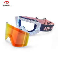 Lunettes de ski OTG personnalisées avec logo OEM, verres magnétiques de luxe pour l'extérieur, photochromiques, pour snowboard,