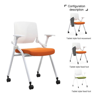 Chaise de table de conférence en maille pour salle de réunion chaise ergonomique en plastique inclinable chaises de formation de bureau pour PC de jeu