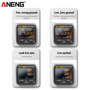 ANENG AC11 Intelligenter Digitaler Steckdosentester Pro Spannungsprüfer Steckdosendetektor US/UK/EU/AU Universal Batterietester Prüfgerät - Product Image 2