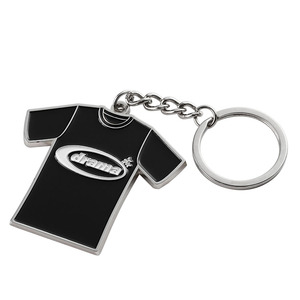 LLavero caliente diseño personalizado Metal aleación de zinc esmalte lindo llavero 2d 3D Logo letra marca ropa forma llavero al por mayor - Product Image 3