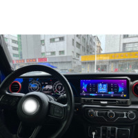 24.6 pouces 4G + 64G Android Cluster écran 2din récepteur stéréo Autoradio Gps pour Jeep Wrangler Jl Gladiator 2018-2023