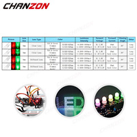 100 pièces F5 5mm LED Diode électroluminescente ampoule bicolore rouge vert Anode commune Cathode Transparent Diffusé Micro indicateur 3V
