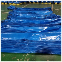 Bâche en PE enduite double face, robuste, imperméable, protégée contre les UV, bâche en plastique renforcée