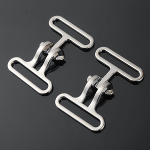 Metal <b>Sliding</b> Buckle Silver Alloy Adjustable For Bags And Clothing Hardware Accessories - Product Image 1