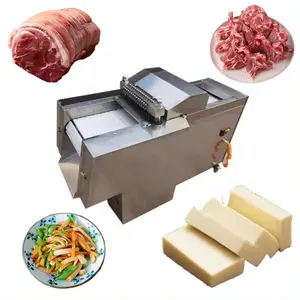 Máquina automática para cortar cubos de carne, máquina cortadora de carne congelada para pollo