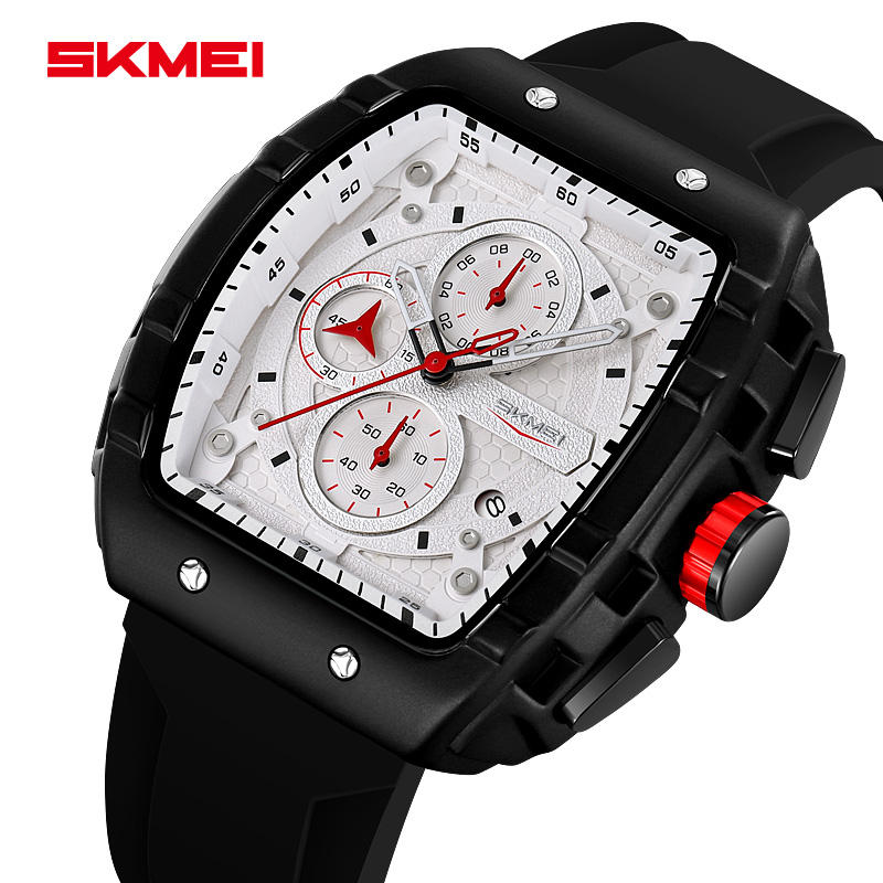 Skmei 9341 Fashion OEM Gents Quartz Watch Original Silicone Strap