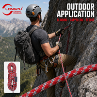 Corde statique en nylon 9mm 10mm 10.5mm 11mm 12mm 14mm pour protection, levage auxiliaire, charge lourde, escalade, extérieur, haute altitude