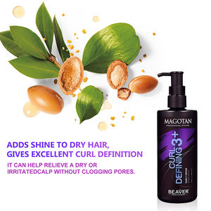 Crema para Cabello Rizado Magotan Anti-Frizz, Fijación Media, <span class=keywords><strong>Sin</strong></span> Sensación Pegajosa, Brillo Duradero, Desenreda y Define los <span class=keywords><strong>Rizos</strong></span>, para Cabello Enrollado - Product Image 5