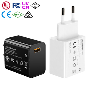5 V 3a/9V 2a/12V 1.5a Đầu Ra QC 3.0 Usb Tường Charger Ac Dc Adaptor 5 Volts 3 Amp Với EU Plug & CE Mark Cho Iphone 8 - Product Image 1