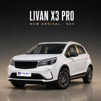 Livan X3 Pro 1.5L CVT SUV untuk Pasar Afrika Nigeria Ghana Aljazair, Kendaraan Bensin Setir Kiri 5 Kursi, Pasokan Dealer