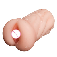 Großhandel Silikon+ABS Männlicher Künstlicher Vagina-Anus-Mund-Masturbator Taschenmuschi für realistische Berührungsgefühle