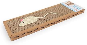 带剑麻猫薄荷猫刮擦纸板的猫刮擦垫双前耐用可回收纸板 - Product Image 6