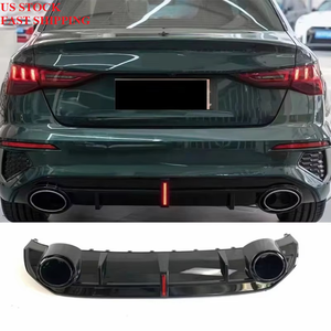 Facelift RS3 Rear Bumper Lip kép <span class=keywords><strong>echaust</strong></span> cho Audi A3 S3 RS3 phong cách 8Y Sedan 2020 2021 2022 2023 2024 - Product Image 2