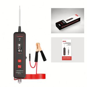 เครื่องทดสอบแบตเตอรี่ Topdiag P50 Pro 12V AC/DC และเครื่องทดสอบวงจรยานยนต์ พร้อมออสซิลโลสโคป จอแสดงผลดิจิตอลอเนกประสงค์ - Product Image 6