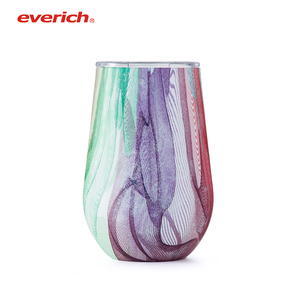 Listo para nave <span class=keywords><strong>Amazon</strong></span> Top vender 4-Paquete de 12oz de tazas de cerveza, vino, Copa frasco de vacío de acero inoxidable café de acero vino vaso - Product Image 4