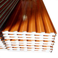 Panneau sandwich en laine de roche pour bâtiments industriels avec système de protection ignifuge pour murs et toitures